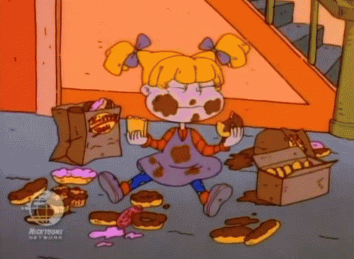 "Voy a comprar 33 PAQUETES DE DONITAS BIMBO Y EL BOTE MÁS GRANDE DE NUTELLA."