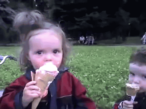 That is unless you're planning on wearing your ice cream for the rest of the night.
