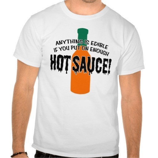 Anything Is Edible Enough tee, $26.95