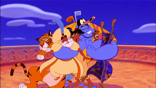 Who wouldn't love the magic carpet, Abu, and Genie, tbh.