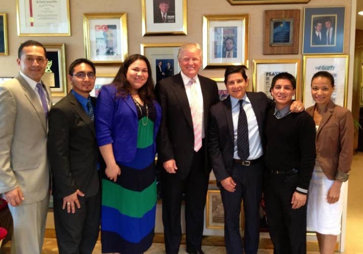 Image result for photos of dreamers with trump