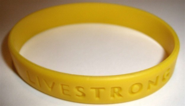 Why it was important: Because cancer is bad, and looking fucking cool by wearing a yellow wristband to school is good.