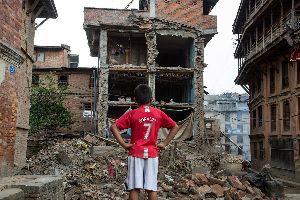 Cristiano Ronaldo surprises 13-year-old Nepal earthquake victim