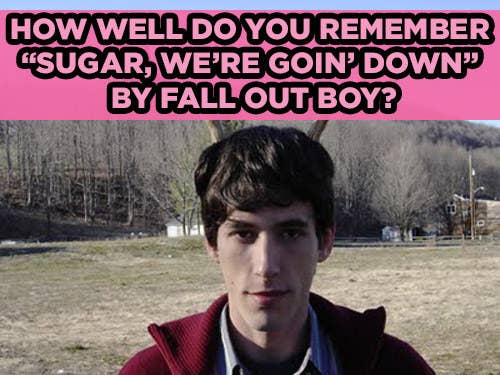 Fall Out Boy – Sugar, We're Goin' Down Lyrics
