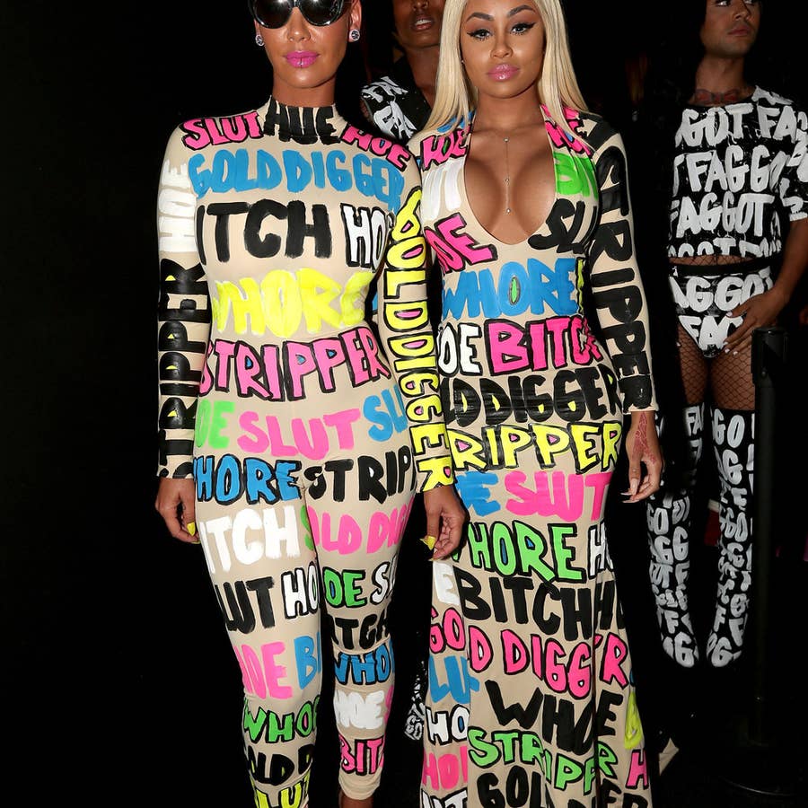 Amber Rose Anal Porn Gif - Amber Rose And Blac Chyna Used Their VMAs Outfits To Make A Feminist  Statement