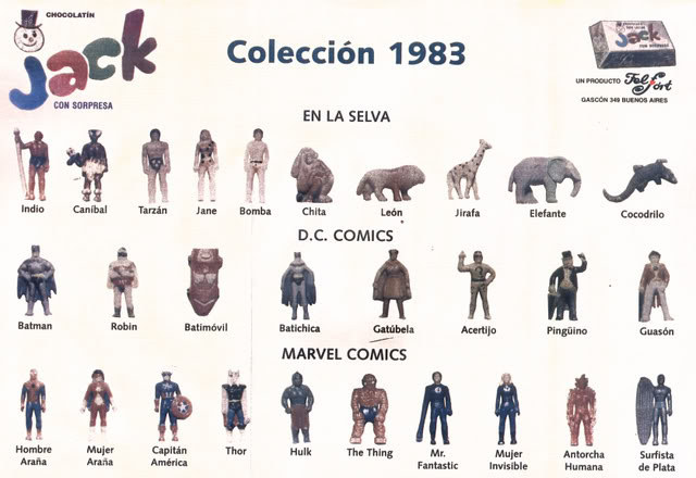 En ese tiempo no existían los huevos Kinder. Los muñequitos que venían adentro eran increíbles.