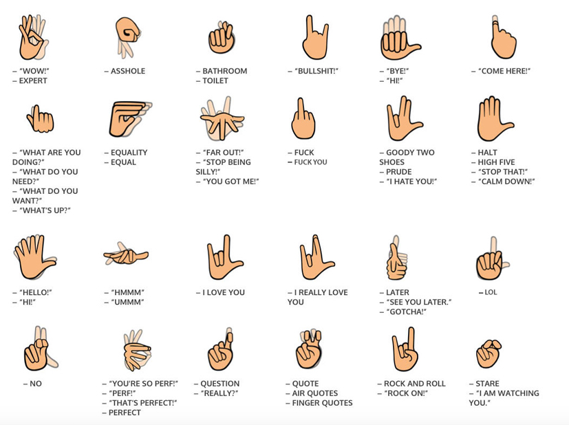 How To Say Bad Words In Sign Language