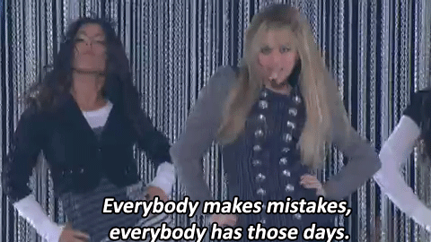 Everybody makes mistakes!
