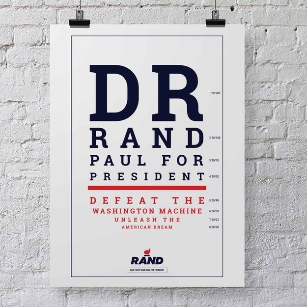 This is easily one of the strangest items on our list, particularly since Sen. Paul is objectively not an ophthalmologist despite routinely claiming so. The product page also features a rather buzz-killing image of Sen. Paul seemingly bored out of his mind while signing three posters at once.