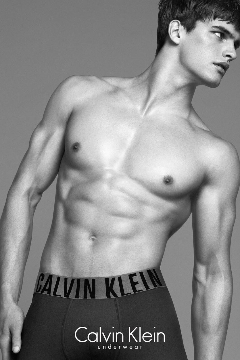 Who was the first Calvin Klein model?