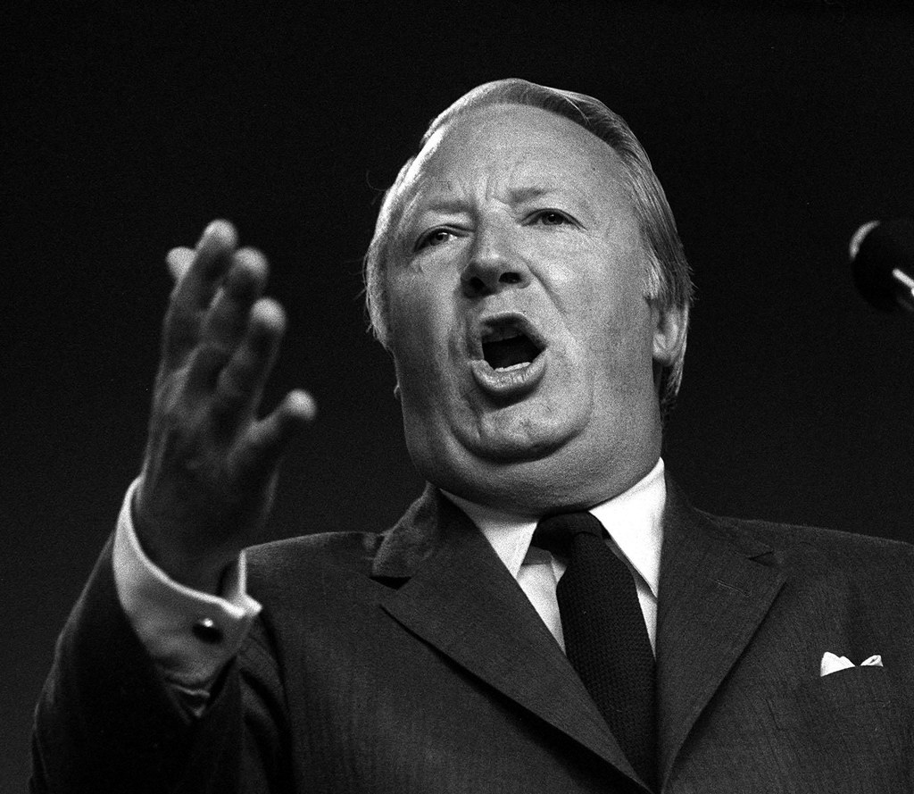 Edward Heath in 1971.
