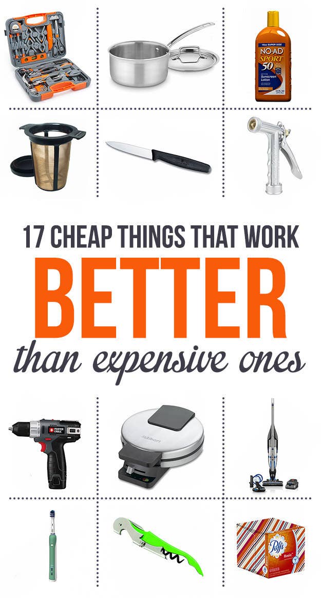 Cheap things are expensive. One of the biggest misconceptions that