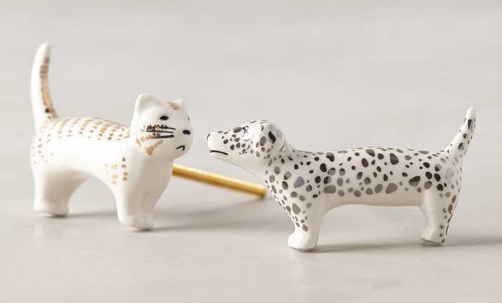 Use them to add character to a boring nightstand or dresser.Get them here.