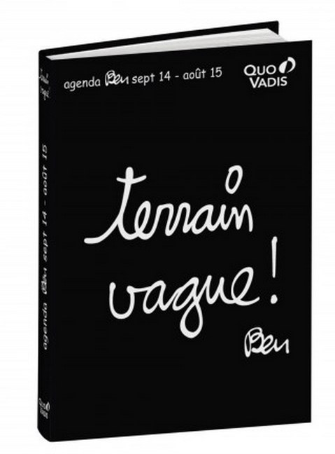 Avoir un agenda cool, un des trucs les plus importants de l'année.