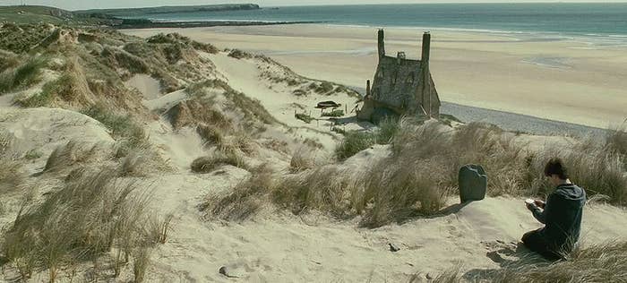 Remember that beach Dobby died on? Yes, that was filmed in Wales. Bill and Fleur’s beautiful Shell Cottage was built on Freshwater West beach for the final Harry Potter movies.