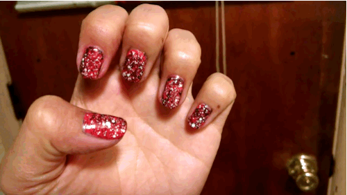 Carmen's commentary: "It's a thing, it's a manicure. It's FINE."