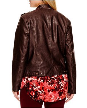 Jcpenney ana faux hot sale leather jacket