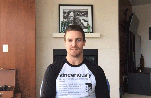 Check out this article on his work: http://www.techtimes.com/articles/28145/20150122/arrows-stephen-amell-launches-new-charity-campaign.htm