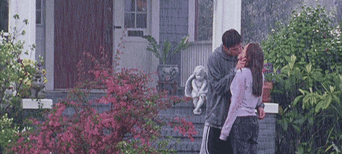 You might know them, then again you might not. Don't sweat the small stuff! Have you ever heard of anyone not enjoying a kiss in the rain? No! Find the nearest person and press your mouths together!