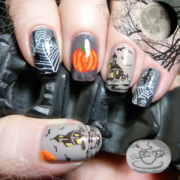 24 Spooky Nail Art Ideas For Halloween