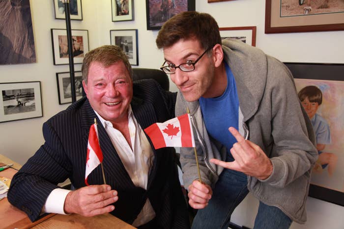 That's Robert on the right, and some Canadian on the left.