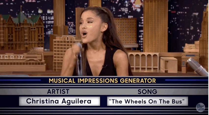 She even threw in Christina's trademark "Ha!" for good measure.