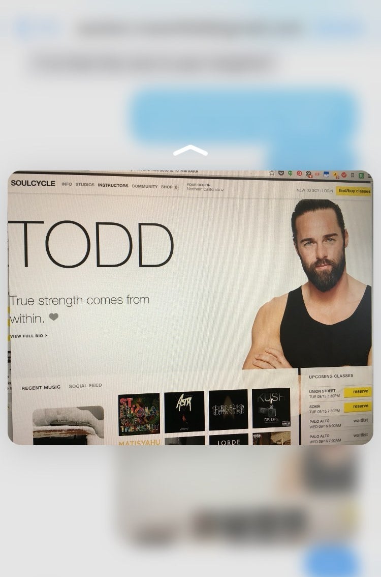"Peeking" Todd. Hi Todd.