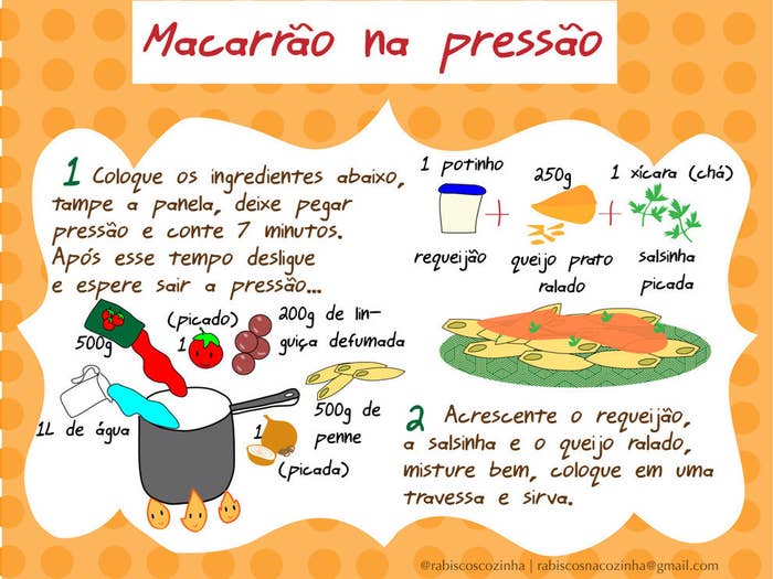Ideal para quando você tem vontade de comer algo quentinho, cremoso e fácil de fazer. Veja aqui a receita.
