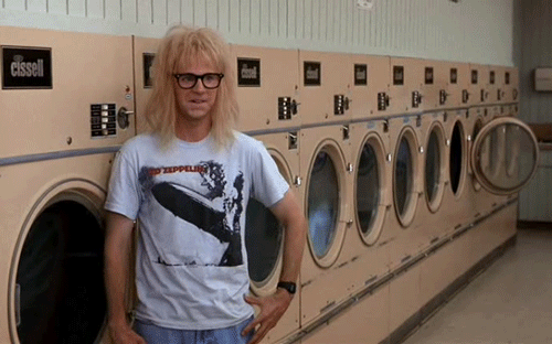 Surtout quand on n'a pas de lave-linge et qu'on doit se rendre à la laverie.