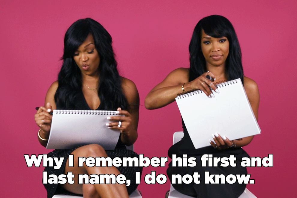 Khadijah: Kevin Wright.Malika: Kevin.Malika: She made me kiss him! We were playing Truth or Dare.
