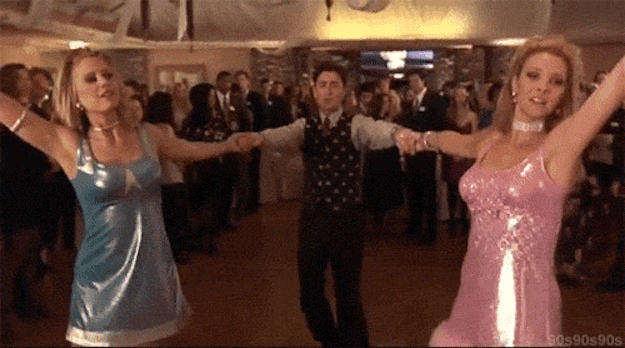 You never know when you could be asked to entertain a crowd with your choreography.
