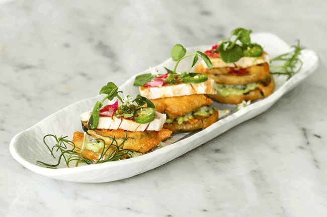 Served seared and tartare, this tasty tuna dish from chef Javier Plascencia at Bracero will make your taste buds tingle with joy.