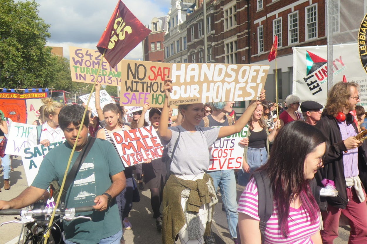 People Are Protesting Against Gentrification At The March Against ...