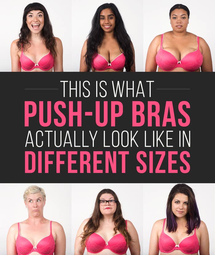 Is the size for a push up bra same as your usual bra?