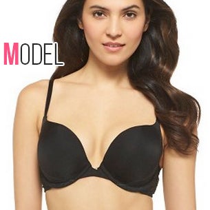 Dim Trendy Micro black underwired push-up bra