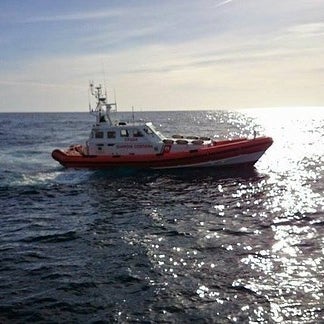 The Italian Coast Guard&#x27;s boat