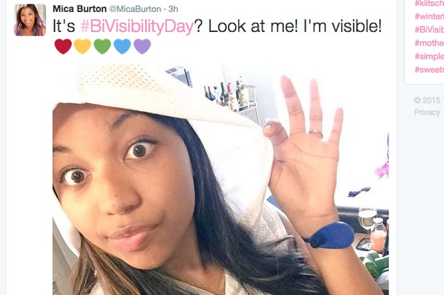 These Bisexual People Are Taking Selfies To Celebrate Bivisibilityday