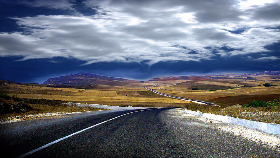 Les routes, dignes du Moyen-Âge...