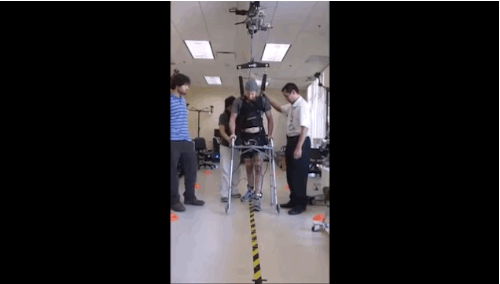 "The participant initially operated the system while being completely suspended, and subsequently translated this skill to an overground walking condition. He achieved a high level of control and maintained this level of performance during a 19-week period. These results provide a proof-of-concept for direct brain control of a lower extremity prosthesis to restore basic overground walking after paraplegia due to SCI."~SO Inspiring~