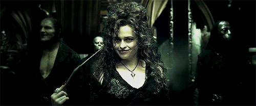Besides Malfoy, Bellatrix was the character that everyone loved to hate or hated to love. She was so skilled in magic, yet completely terrifying. Those who have have never read the books or watched the movies have no idea!