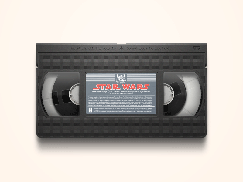 Cassettes VHS. À lire sur magnétoscope. (S'il y a des moins de 30 ans qui s'acharnent à continuer de lire!)