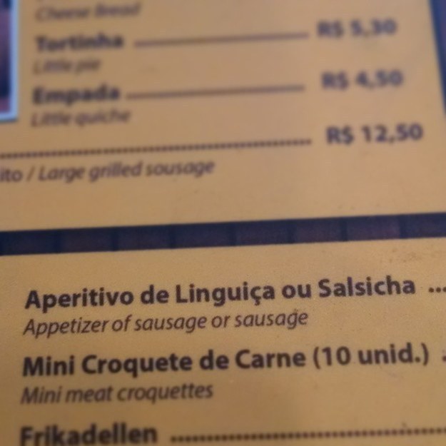 "Sausage" é mais difícil de traduzir do que "saudade".