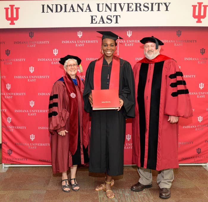 She was able to finally visit the campus in August while traveling for the Western Southern Open.