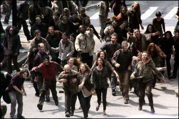 the Zombiepocalypse! I will outrun all the others. May even "Shane" a guy. (A Shane is when you cripple someone in order to save yourself).