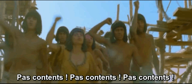 Contrairement à vos amis du public qui venaient vous narguer en manifestant dans la rue sous les fenêtres de votre salle.