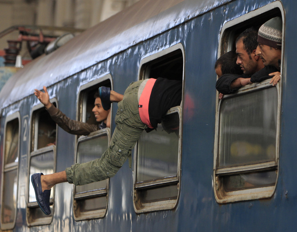 Chaos And Confusion As Refugee Trains Leave Budapest
