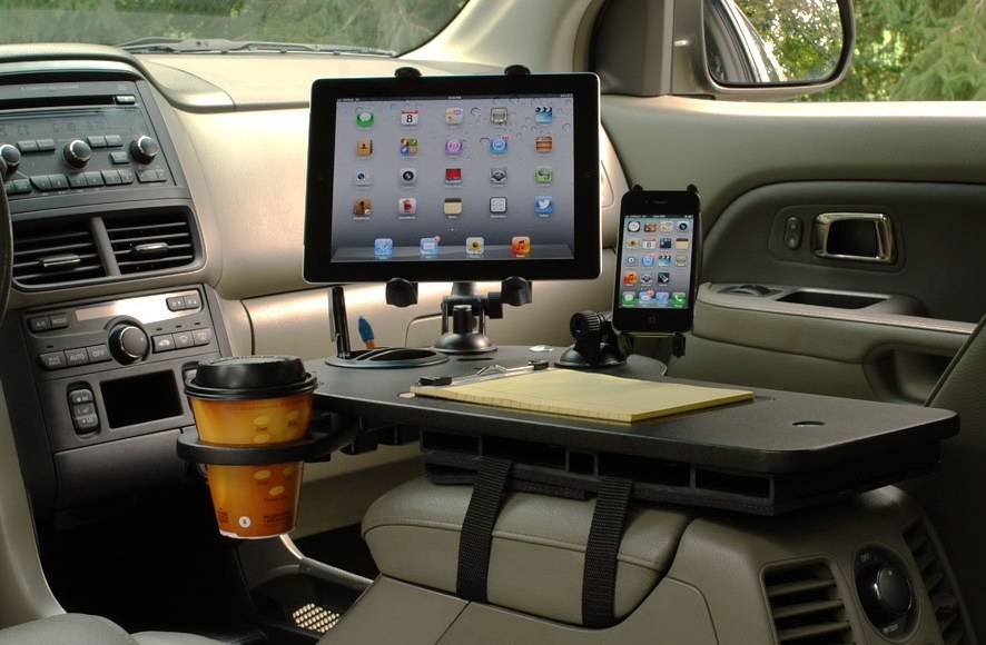 Custom Car Mobile Office, Vehicle Workstation - JourniDock