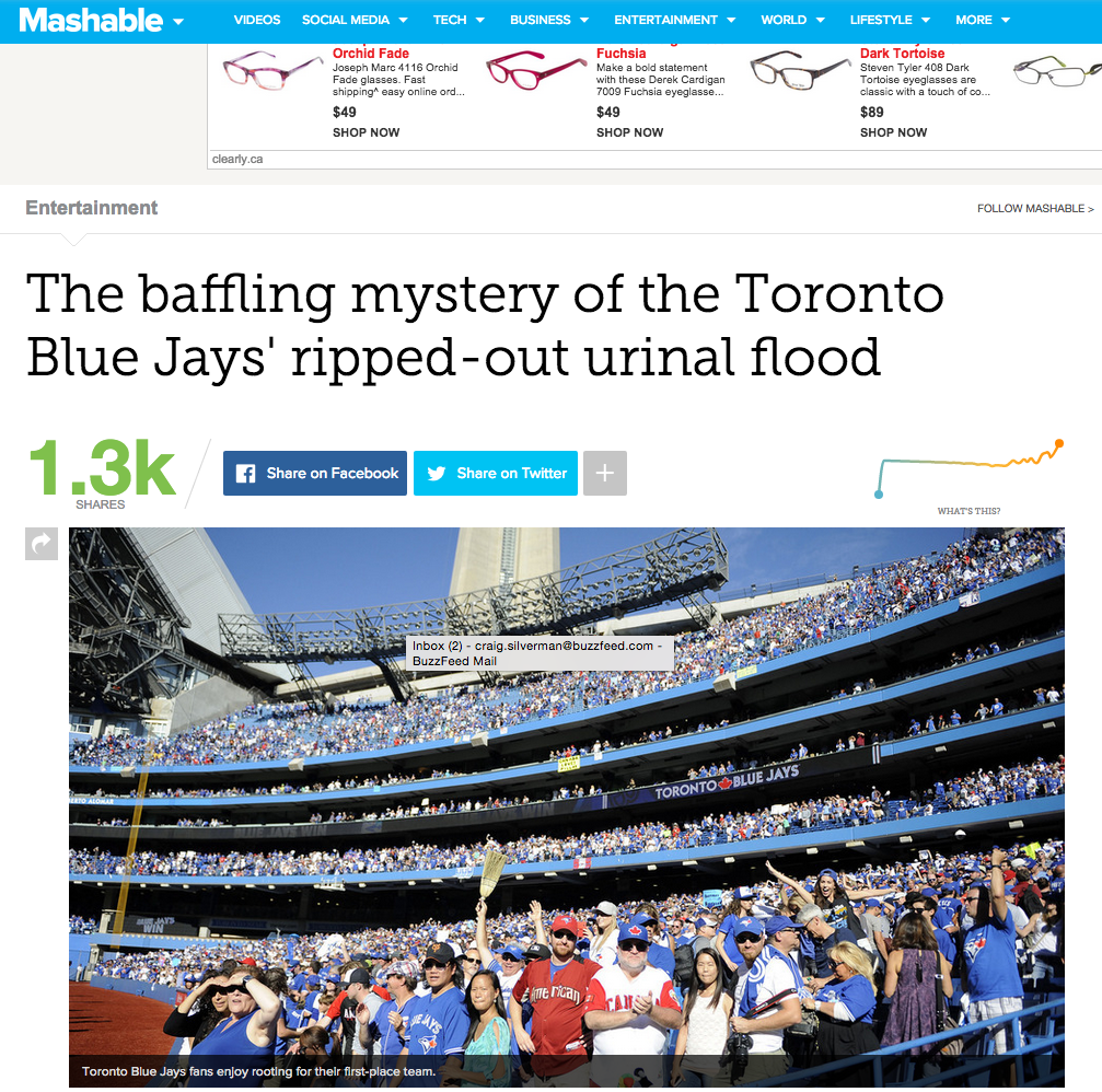 Here's The Story Of How A Half-Naked Drunk Dude Flooded Rogers Centre