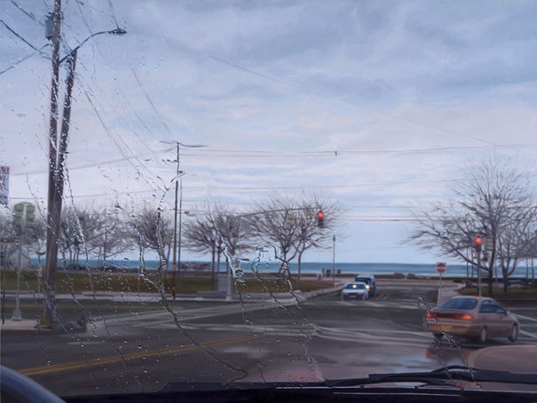 It's really tough to tell if this is just a photograph, or an amazing hyperrealistic painting. (It's a painting.)