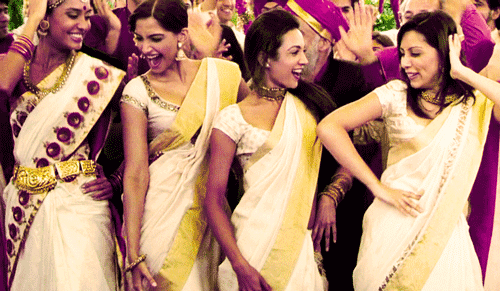 There is an event celebrating every single moment of the bride and groom's lives, and the bride wears a different outfit each time.